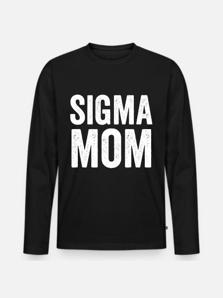 Sigma Mama - Männer Premium Bio Langarmshirt - Schwarz