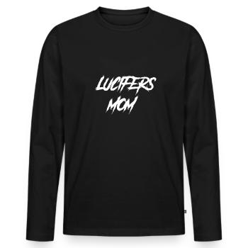 Goth Mom Lucifers Mom - Men's Premium Organic Long Sleeve Shirt - black - Front - Nico (187cm)
