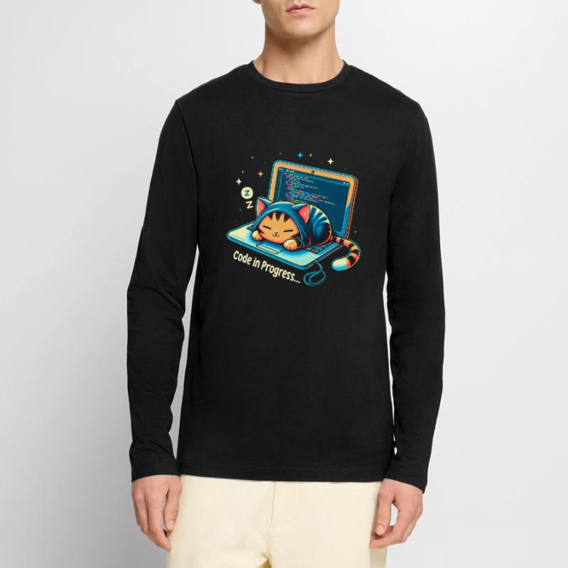 Code en cours d’élaboration. - Programmation des chats T-shirt manches longues Premium bio Homme