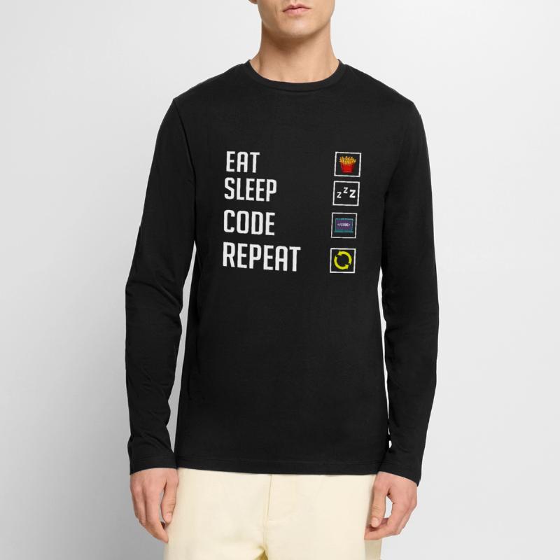 Programmer Programming Computer Developer Pc Men's Premium Organic Long Sleeve Shirt
