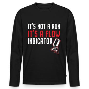 Prédiction pour aujourd’hui 100% de chance de broyage et - T-shirt manches longues Premium bio Homme - noir - Devant - Nico (187cm)