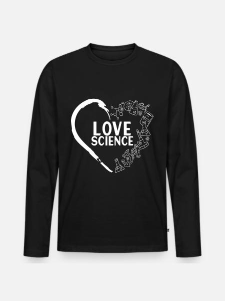 Chemistry Biochemistry - Men's Premium Organic Long Sleeve Shirt - black