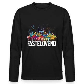 Köln Kölle Karneval Gebützt Kölle Alaaf Jeck Party - Männer Premium Bio Langarmshirt - Schwarz - Vorne - Nico (187cm)