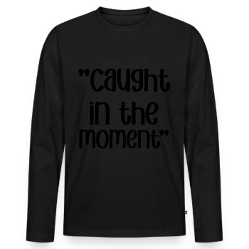 Paroles Mélomanes Auteurs-compositeurs Festival de musique - T-shirt manches longues Premium bio Homme - noir - Devant - Nico (187cm)