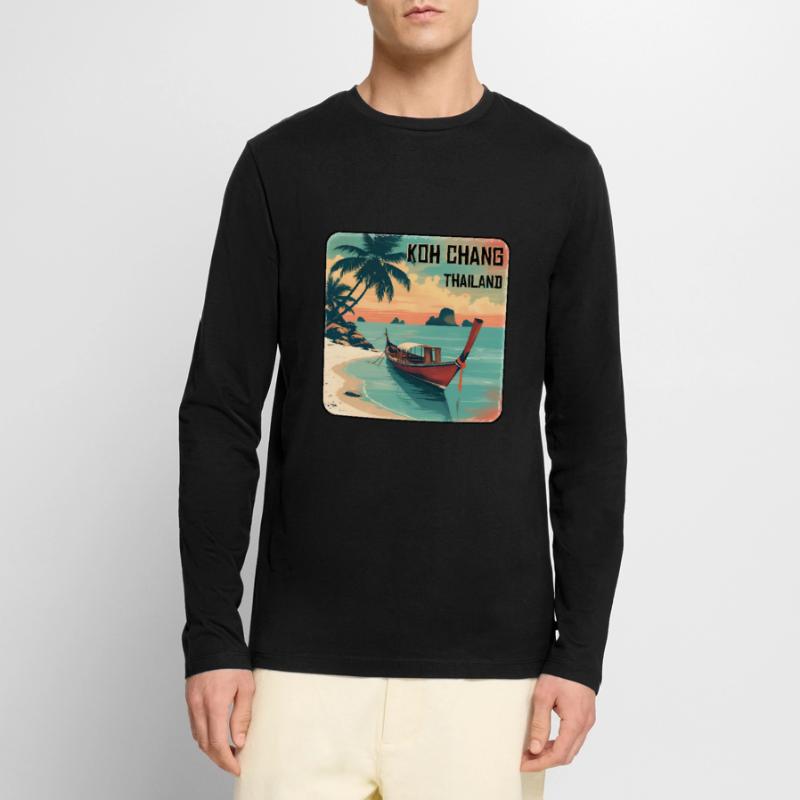 Koh Chang T-shirt manches longues Premium bio Homme