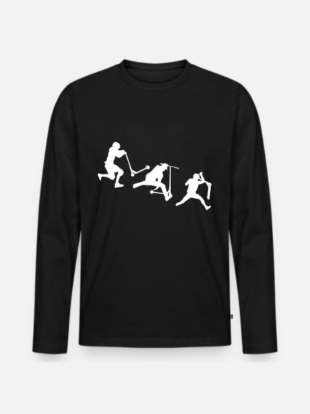 Scooter - T-shirt manches longues Premium bio Homme - noir
