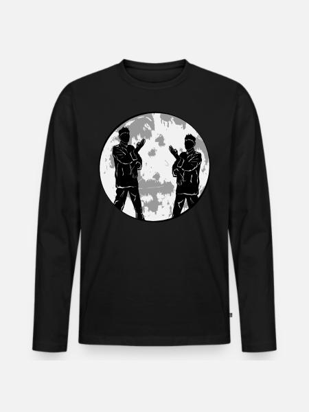 Wing Chun Kung Fu - Men's Premium Organic Long Sleeve Shirt - black