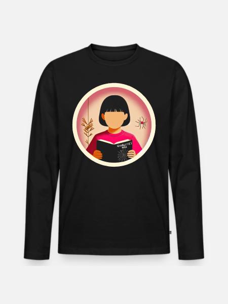 Young Reader's Adventure - Men's Premium Organic Long Sleeve Shirt - black