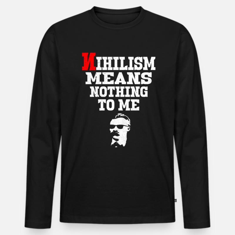 Kommunismus - Männer Premium Bio Langarmshirt - Schwarz