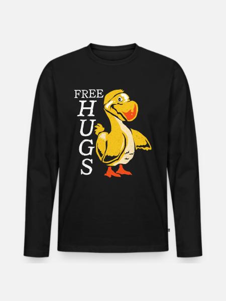 Dodo - Men's Premium Organic Long Sleeve Shirt - black