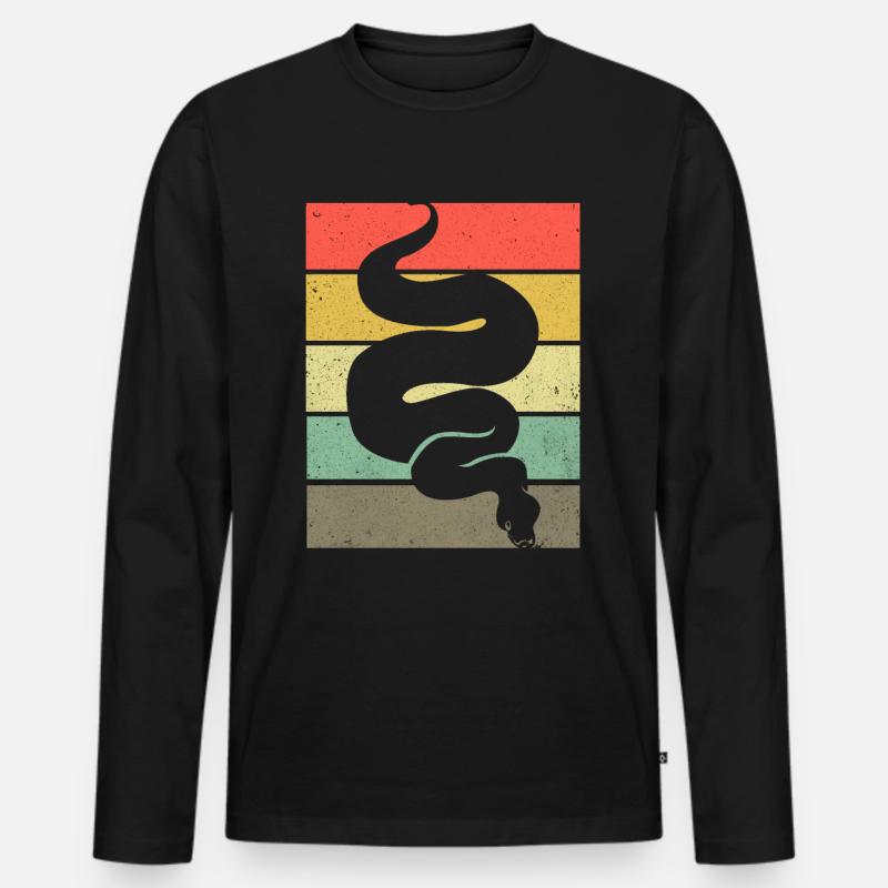 Python Men's Premium Organic Long Sleeve Shirt