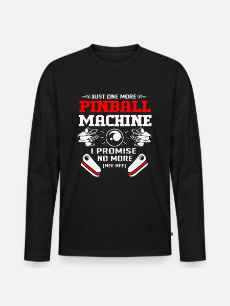 Flipper - Männer Premium Bio Langarmshirt - Schwarz