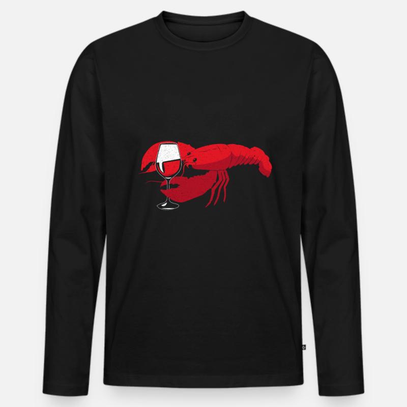 Hummer - Männer Premium Bio Langarmshirt - Schwarz