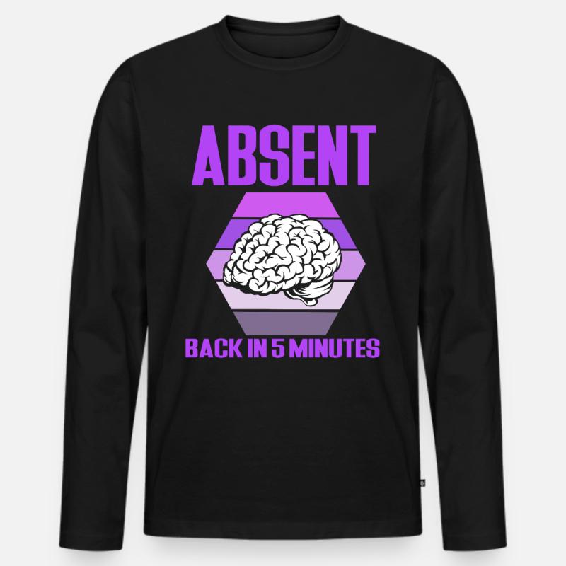 Epilepsie - Männer Premium Bio Langarmshirt - Schwarz