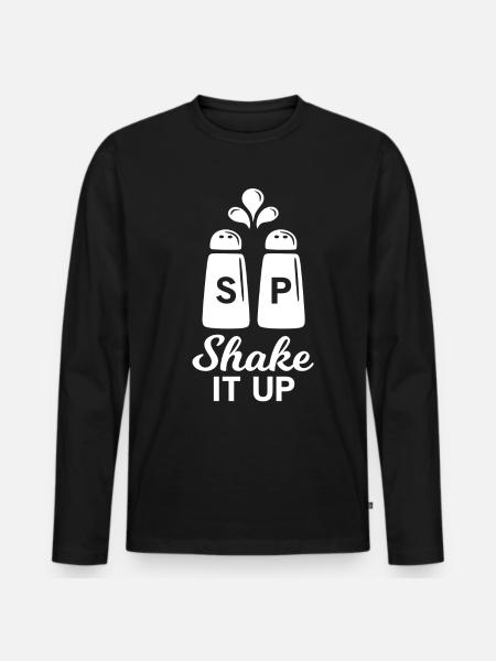 Gastronomy Chef Gift Mother Kitchen Restaurant - Men's Premium Organic Long Sleeve Shirt - black