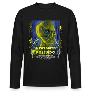 Alien Movie Poster, Aliens, Aliens - Men's Premium Organic Long Sleeve Shirt - black - Front - Nico (187cm)