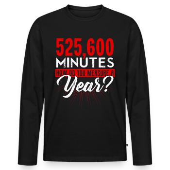 Schauspieler Theater Schauspielerin Bühne Musical - Männer Premium Bio Langarmshirt - Schwarz - Vorne - Nico (187cm)