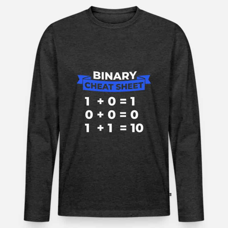 Programmer Binary Men's Premium Organic Long Sleeve Shirt