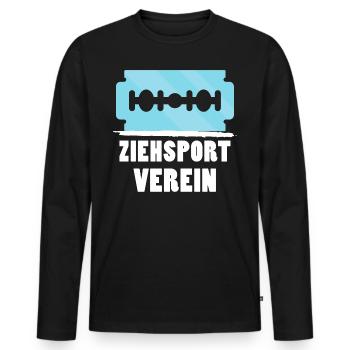 Ketamin T-Shirts | Keta Techno Drogen Geschenkidee - Männer Premium Bio Langarmshirt - Schwarz - Vorne - Nico (187cm)
