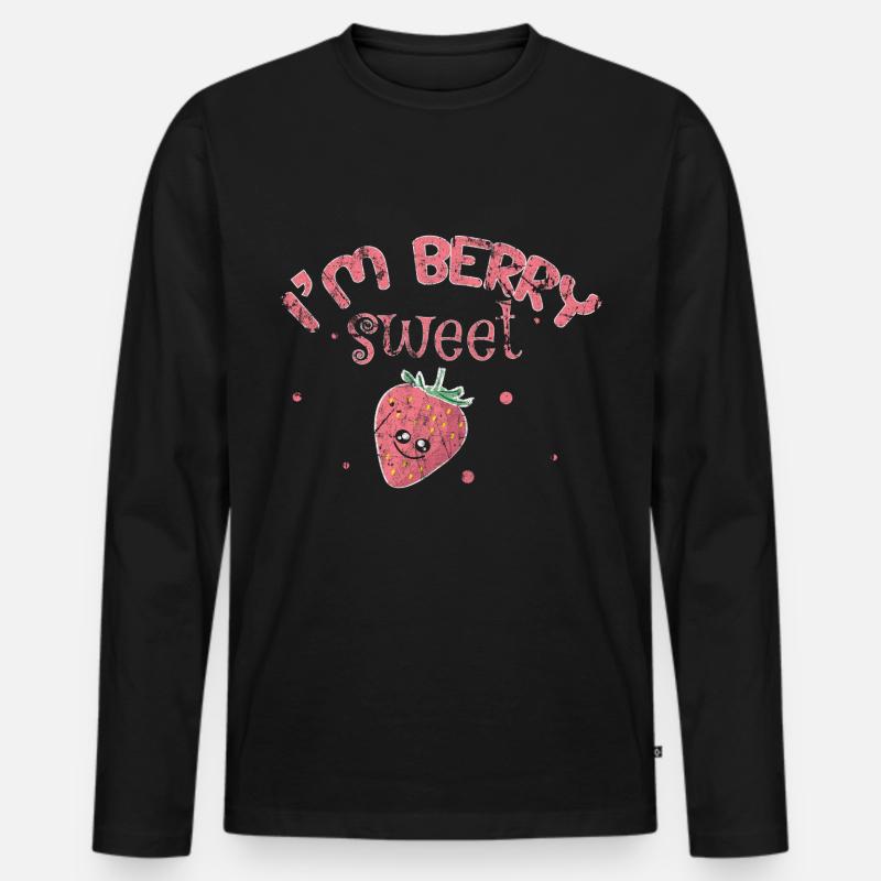 Spruch - Männer Premium Bio Langarmshirt - Schwarz