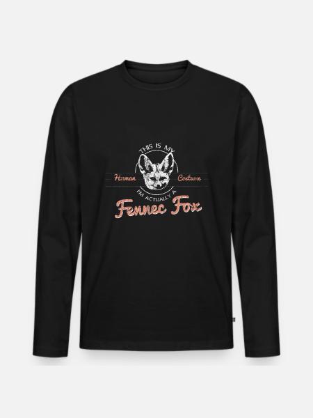 Saying with Safari Gift - Men's Premium Organic Long Sleeve Shirt - black