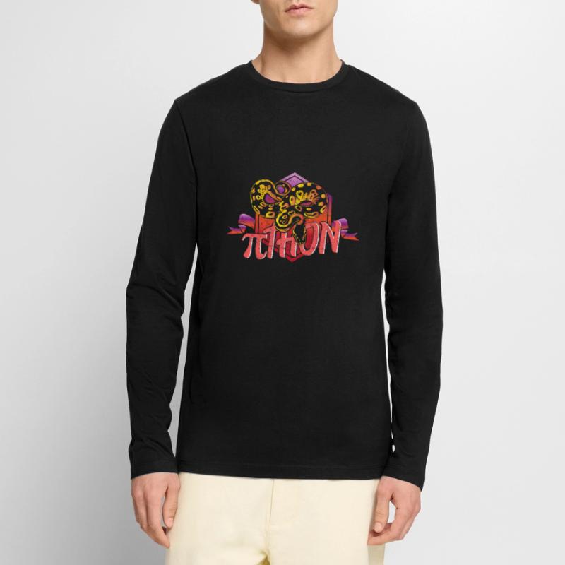 Pi Mathematics Python Men's Premium Organic Long Sleeve Shirt