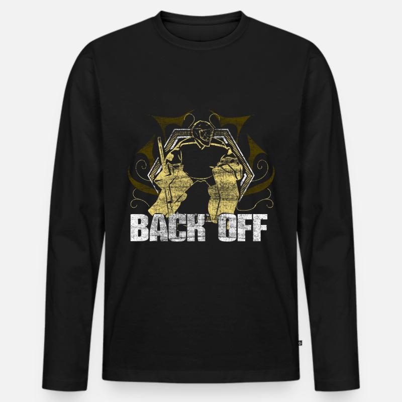 Eis Hockey Hobby Geschenk - Männer Premium Bio Langarmshirt - Schwarz