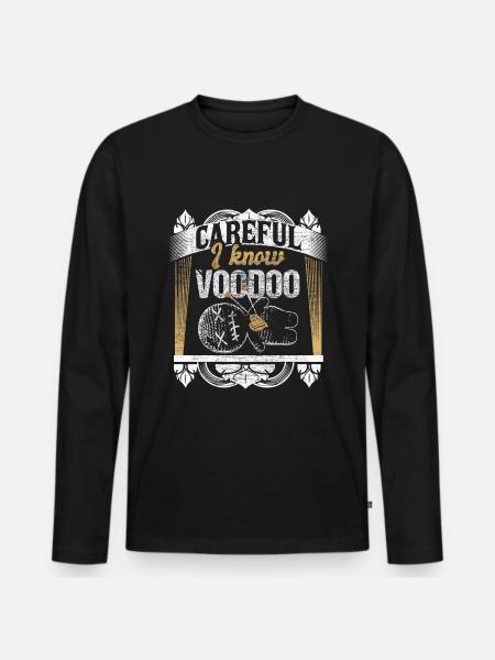 Voodoo Loa Magic Idée Cadeau - T-shirt manches longues Premium bio Homme - noir