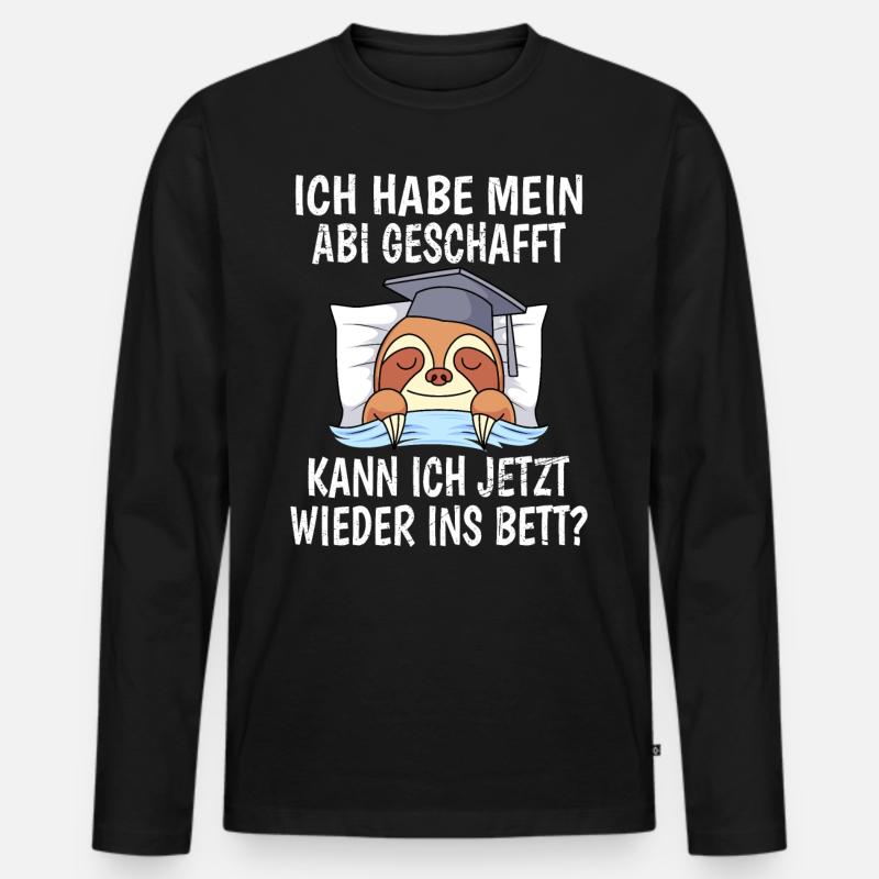 Abitur 2023 Abiturient - Männer Premium Bio Langarmshirt - Schwarz