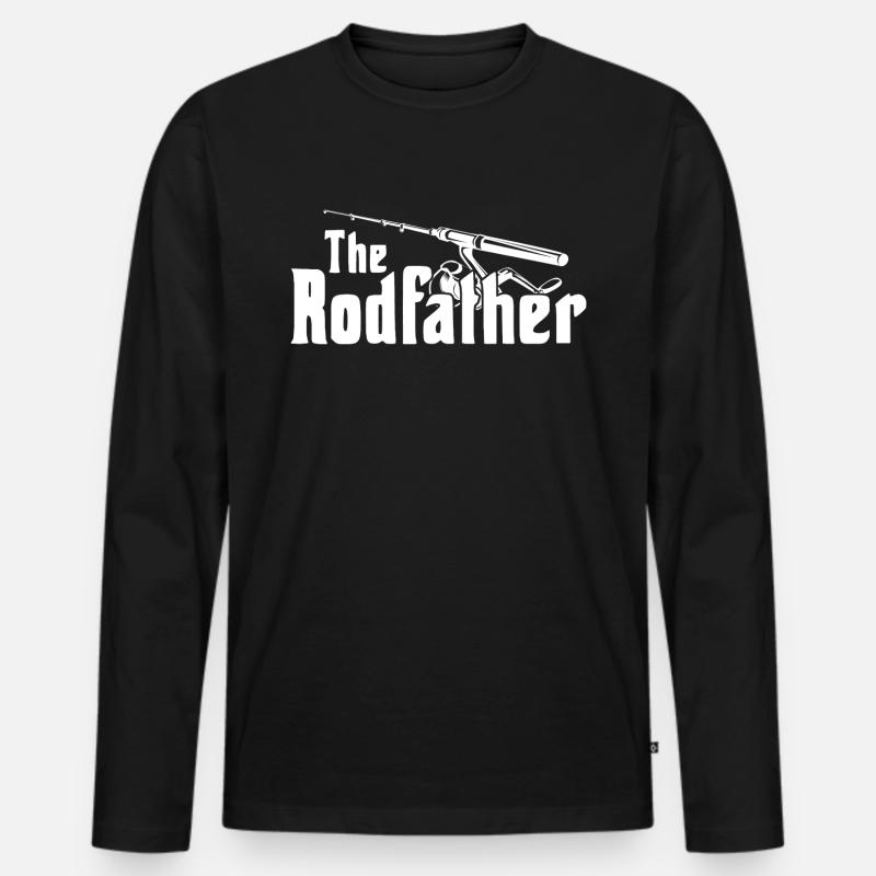 Fischer - Männer Premium Bio Langarmshirt - Schwarz