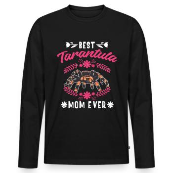 Meilleure maman tarentule de tous les temps Tarantel Mama - T-shirt manches longues Premium bio Homme - noir - Devant - Nico (187cm)