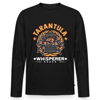 Tarantelflüsterer Tarantula Whisperer - T-shirt manches longues Premium bio Homme - noir - Devant - Nico (187cm)