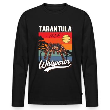 Tarantel Flüsterer Tarantula Whisperer - T-shirt manches longues Premium bio Homme - noir - Devant - Nico (187cm)