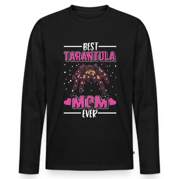 Meilleure maman tarentule de tous les temps Tarantel Mama - T-shirt manches longues Premium bio Homme - noir - Devant - Nico (187cm)