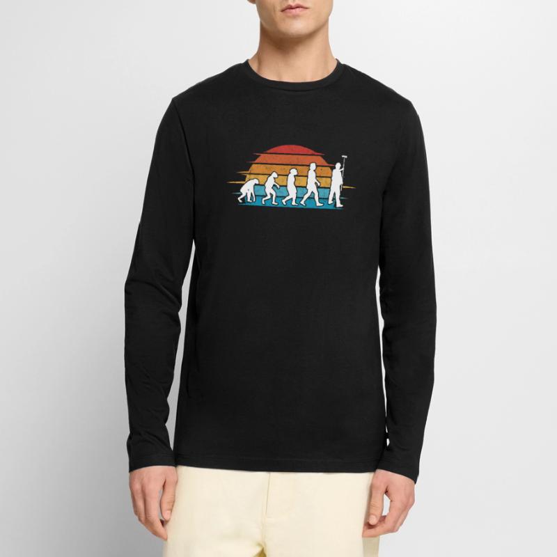 Painter and varnisher Evolution Master painter Men's Premium Organic Long Sleeve Shirt