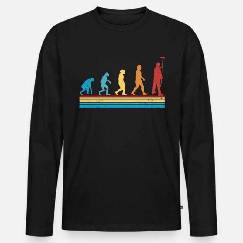 Painter and varnisher Evolution Master painter Men's Premium Organic Long Sleeve Shirt