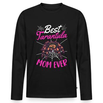 Meilleure maman tarentule de tous les temps Tarantel Mama - T-shirt manches longues Premium bio Homme - noir - Devant - Nico (187cm)