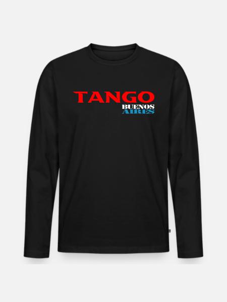 Tango - T-shirt manches longues Premium bio Homme - noir