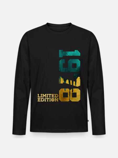 48TH BIRTHDAY LIMITED EDITION 1978 - Men's Premium Organic Long Sleeve Shirt - black