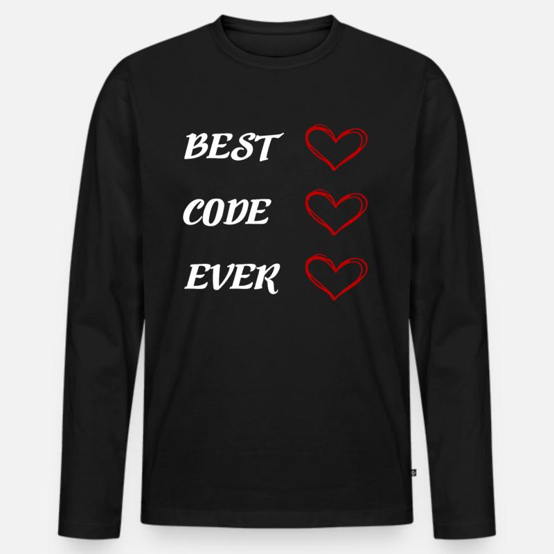 Programmierer - Männer Premium Bio Langarmshirt - Schwarz