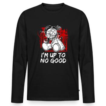 Magische Dunkle Kunst Okkulte Hexen Designs - Männer Premium Bio Langarmshirt - Schwarz - Vorne - Nico (187cm)