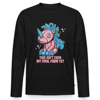 Bisexuell Transgender Pride Day LGBT - Männer Premium Bio Langarmshirt - Schwarz - Vorne - Nico (187cm)