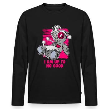 Magische Dunkle Kunst Okkulte Hexen Designs - Männer Premium Bio Langarmshirt - Schwarz - Vorne - Nico (187cm)