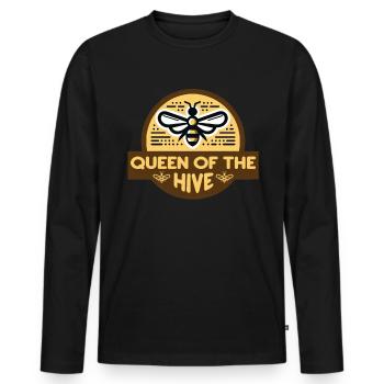 Bee Lovers Beekeepers Naturefriends Beekeepers - Men's Premium Organic Long Sleeve Shirt - black - Front - Nico (187cm)