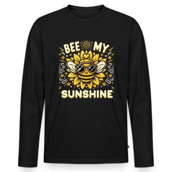 Bee Lovers Beekeepers Naturefriends Beekeepers - Men's Premium Organic Long Sleeve Shirt - black - Front - Nico (187cm)