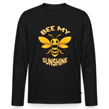 Bee Lovers Beekeepers Naturefriends Beekeepers - Men's Premium Organic Long Sleeve Shirt - black - Front - Nico (187cm)