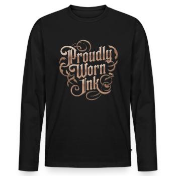 Tattoo Studio Tattoo Artist Tattoo Ideen - Männer Premium Bio Langarmshirt - Schwarz - Vorne - Nico (187cm)
