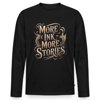 Tattoo Studio Tattoo Artist Tattoo Ideen - Männer Premium Bio Langarmshirt - Schwarz - Vorne - Nico (187cm)