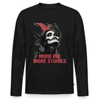 Tattoo Studio Tattoo Artist Tattoo Ideen - Männer Premium Bio Langarmshirt - Schwarz - Vorne - Nico (187cm)