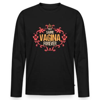 Enterrement de vie de garçon Mariée Célibataire - T-shirt manches longues Premium bio Homme - noir - Devant - Nico (187cm)